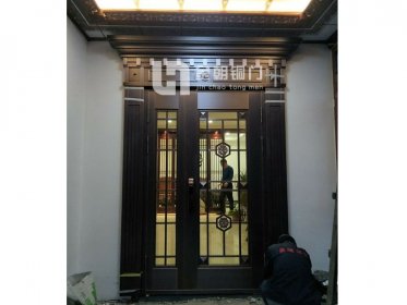 濰坊別墅庭院門廠家安裝案例